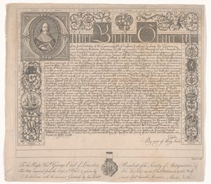Soeverein Oliver (gravure) door School English