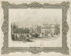 Stafford - Marktplein (gravure) door School English