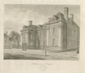Stafford - Shire Hall: aquarel schilderij