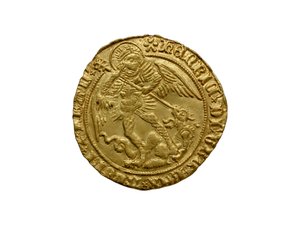 Tudor munt uit de Asthall Hoard door School English