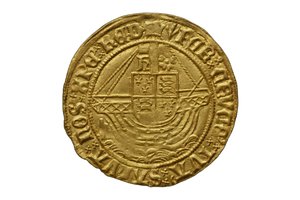 Tudor munt uit de Asthall Hoard door School English