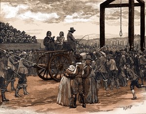Tyburn tijdens het bewind van koning Charles I door School English