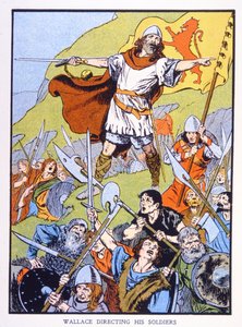 William Wallace leidt zijn soldaten door School English