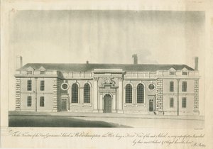 Wolverhampton - Grammar School: gravure, nd [1797]