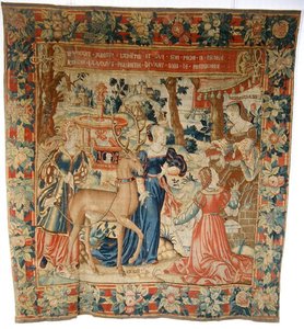 Allegorische scène door School Flemish