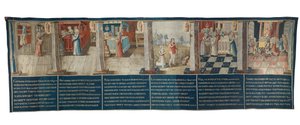 De wonderen van Onze-Lieve-Vrouw van de Potterie (wandtapijt) door School Flemish