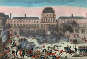 Aanval op de Tuilerieën door School French