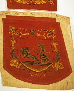 Stoelkern, Parijs (textiel) door School French