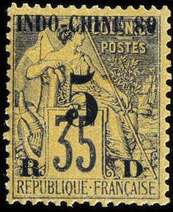 Frans Indochina Postzegel