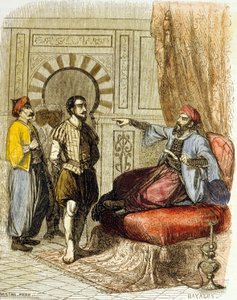 Miguel Cervantes voor Azan Baja door School French