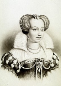 Portret van Margaretha van Valois, bekend als koningin Margot (1553-1615), koningin van Navarra, eerste vrouw van Hendrik IV