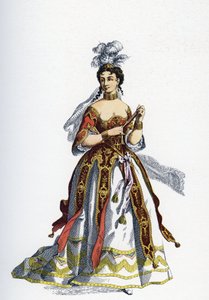 De prinses van Elide - Illustratie voor Voltooide Werken door Molière