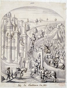 Het beleg van Chantoceaux, in het jaar 1420