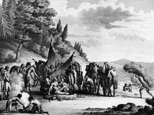 Oorlog van de Franse Revolutie: Dood van de Franse legergeneraal Francois Severin Marceau (1769-1796) in Altenkirchen, Duitsland op 21 september door School French