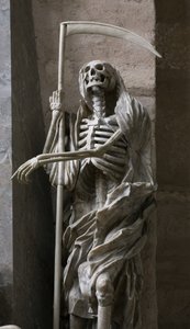 Detail van een graf