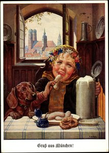 Oktoberfest (afdrukken) door School German