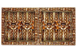 Zuid-Duitse marqueterie spellenkist, uit Augsburg of Neurenberg, late 16e-begin 17e eeuw