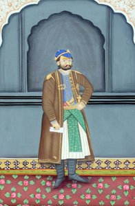 Maharaja Sawai Ram Singh de Tweede, Jaipur door School Indian
