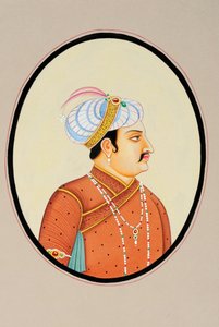 Miniatuurschilderij van Mughal keizer Jahangir