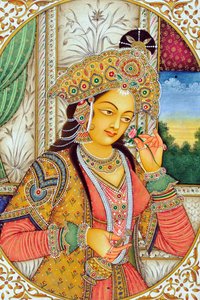 Mughul koningin Mumtaj, India, Azië