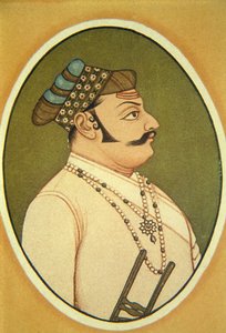 Portret van Maharaja Udai Singh, Udaipur, Rajasthan, India door School Indian