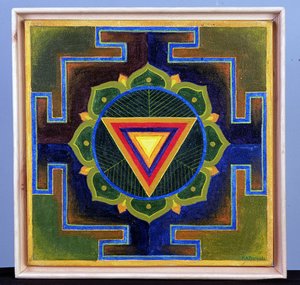 Shiv Yantra schilderij