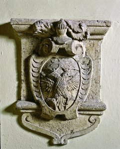 Wapen (marmer) door School Italian