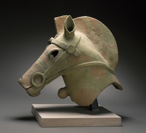 Haniwa-paard, geen datum door Japanese School