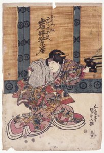 Iwai Shijaku in vrouwelijke rol door School Japanese
