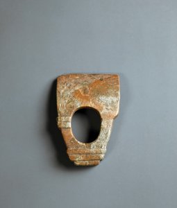 Rode granieten ringvormige hak, Jomon-periode door Japanese School