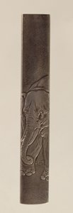 Zwaardbeslag, Edo-periode 1615-1868 (ingelegd brons)