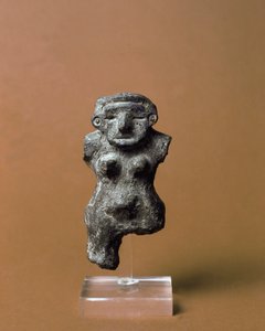 Terracotta vrouw uit Chiba, Jomon periode 13e-10e eeuw v.Chr.