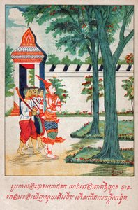 Mahajanaka Jataka. ca. 1910 (illustratie)