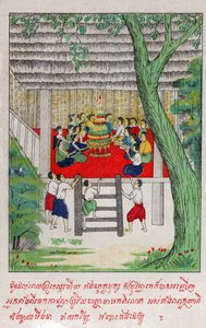 Suvana Sama Jakata (gravure, ca. 1910) door School Laotian