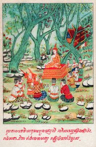 Temiya Jakata, ca. 1910 (illustratie) door School Laotian