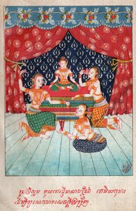 Temiya Jakata, ca. 1910 (illustratie) door School Laotian