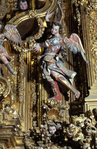 Detail van Churrigueresque-decoratie