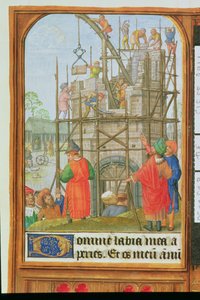 De bouw van de Toren van Babel, Brugge of Gent, c.1500