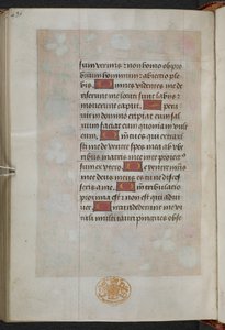 Koningen 9, f.232v, Getijdenboek, Gebruik van Sarum (