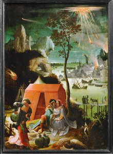 Lot en zijn dochters ... door School Netherlandish