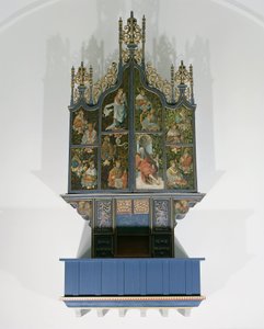 Geschilderd orgel