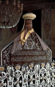 Uitzicht op het graf van Osman I Gazi (of Osman Bey) (1258-1326)