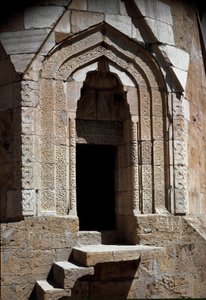 Uitzicht op het graf van Melik Gazi (12e eeuw) door School Ottoman