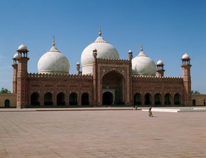 Badshahi Koninklijke Moskee door School Pakistani