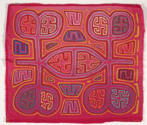 Shirt paneel (mola), Kuna volk, San Blas-eilanden, ca. 1950s door School Panamanian
