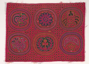 Shirt paneel (mola), Kuna volk, San Blas-eilanden, ca. 1950s door School Panamanian