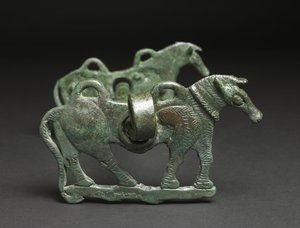 Paardenbit, mogelijk 9e-7e eeuw v.Chr., Iran (brons)