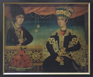 Een Qajar prins, mogelijk door Mohammad Sadgeh