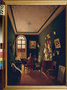 Het atelier van de schilder