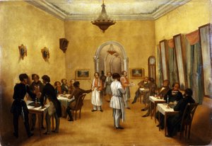 Moskou Restaurant door School Russian